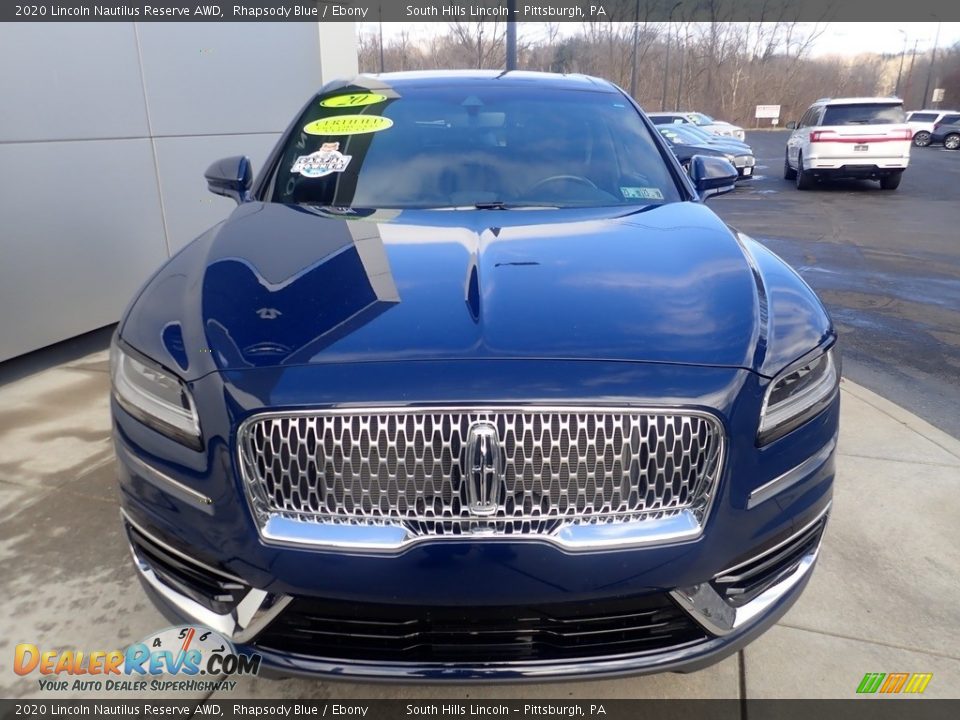 2020 Lincoln Nautilus Reserve AWD Rhapsody Blue / Ebony Photo #9