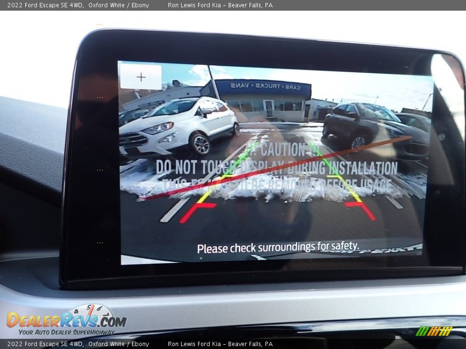 2022 Ford Escape SE 4WD Oxford White / Ebony Photo #18