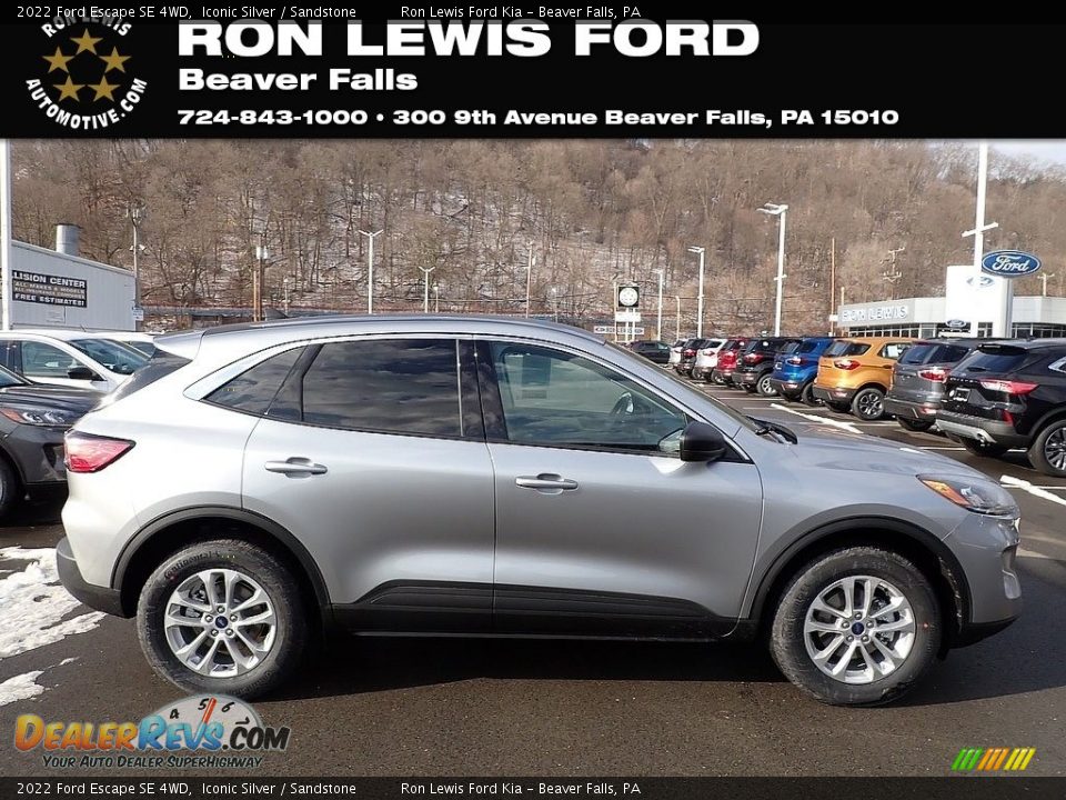 2022 Ford Escape SE 4WD Iconic Silver / Sandstone Photo #1