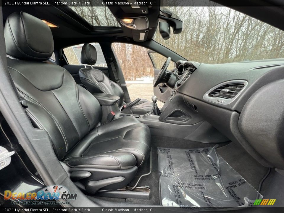 2021 Hyundai Elantra SEL Phantom Black / Black Photo #19