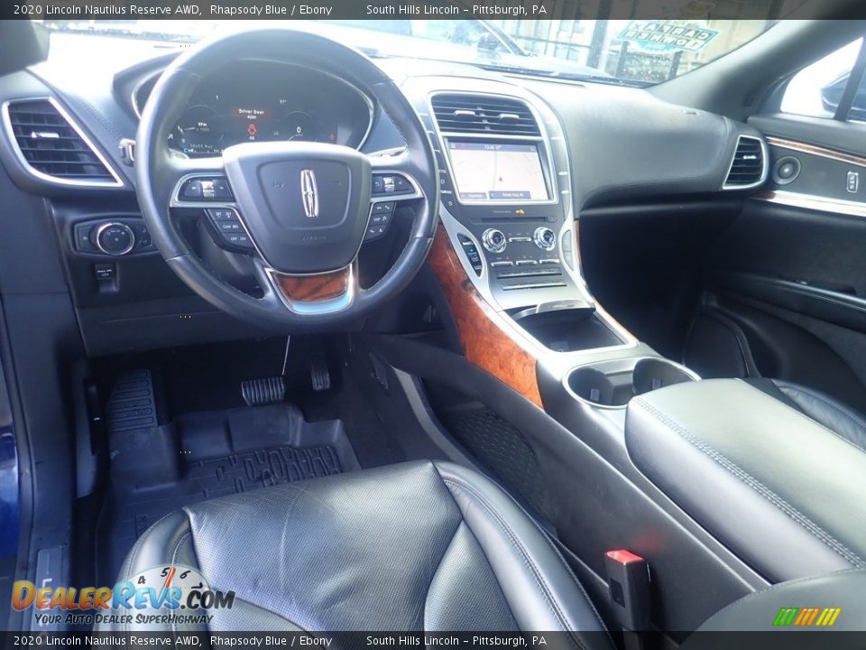 Ebony Interior - 2020 Lincoln Nautilus Reserve AWD Photo #17