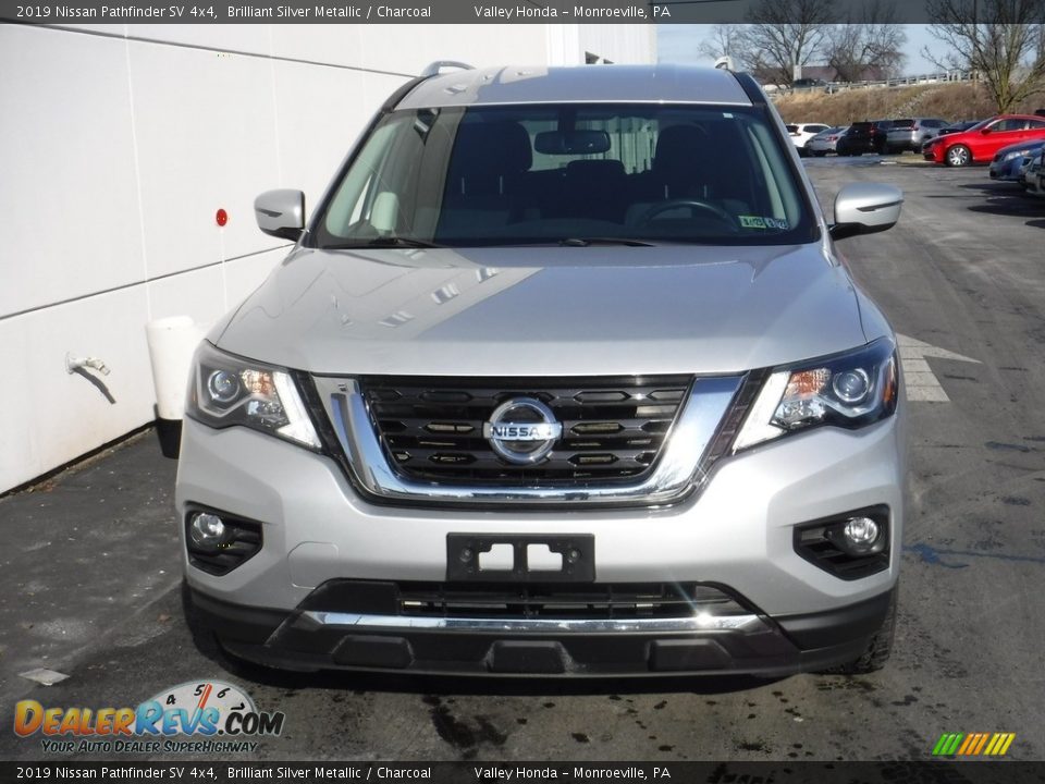 2019 Nissan Pathfinder SV 4x4 Brilliant Silver Metallic / Charcoal Photo #4