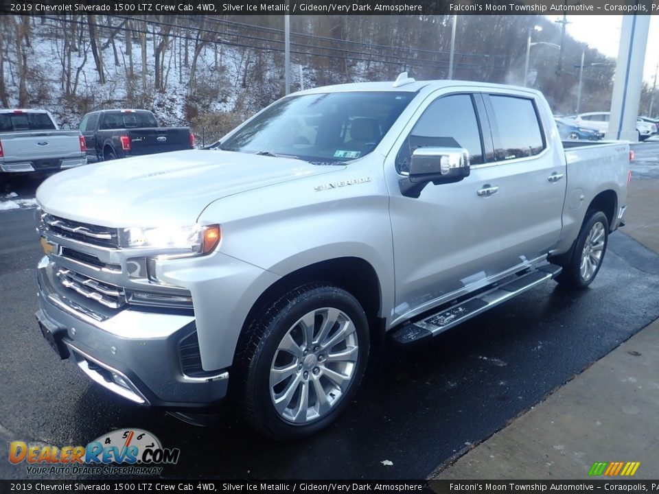 2019 Chevrolet Silverado 1500 LTZ Crew Cab 4WD Silver Ice Metallic / Gideon/Very Dark Atmosphere Photo #7