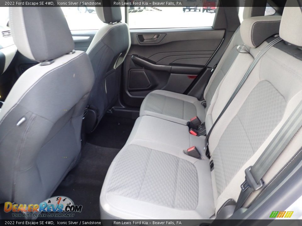 Rear Seat of 2022 Ford Escape SE 4WD Photo #12