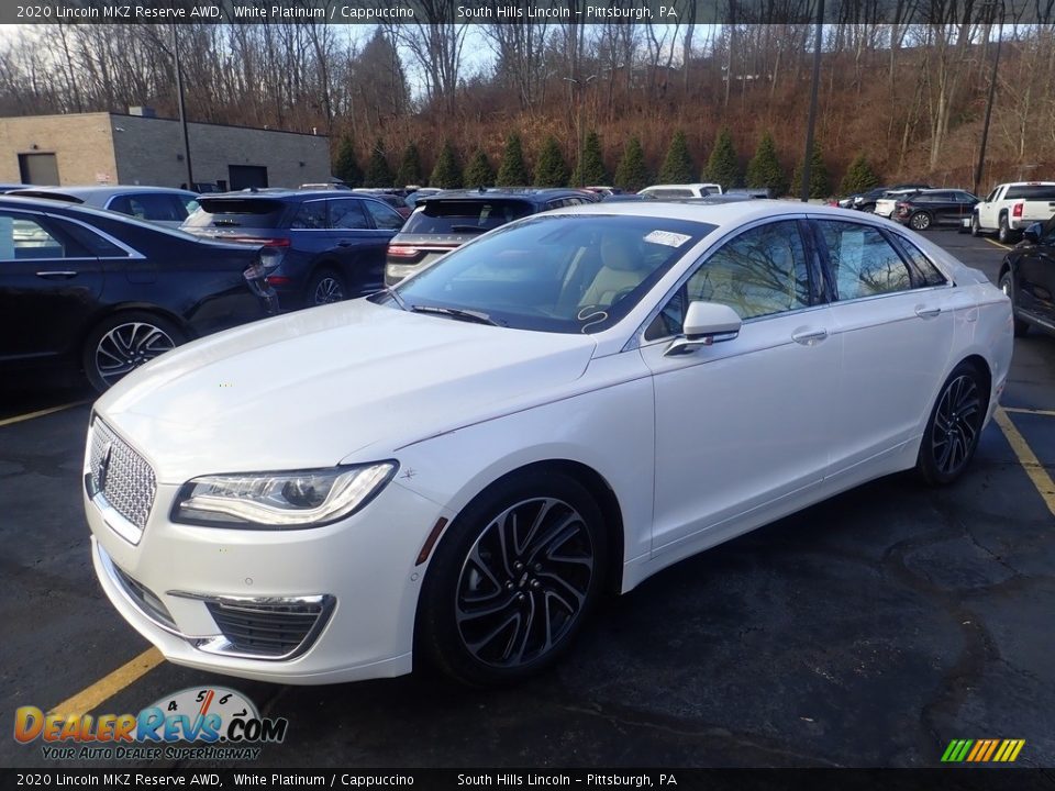 White Platinum 2020 Lincoln MKZ Reserve AWD Photo #1