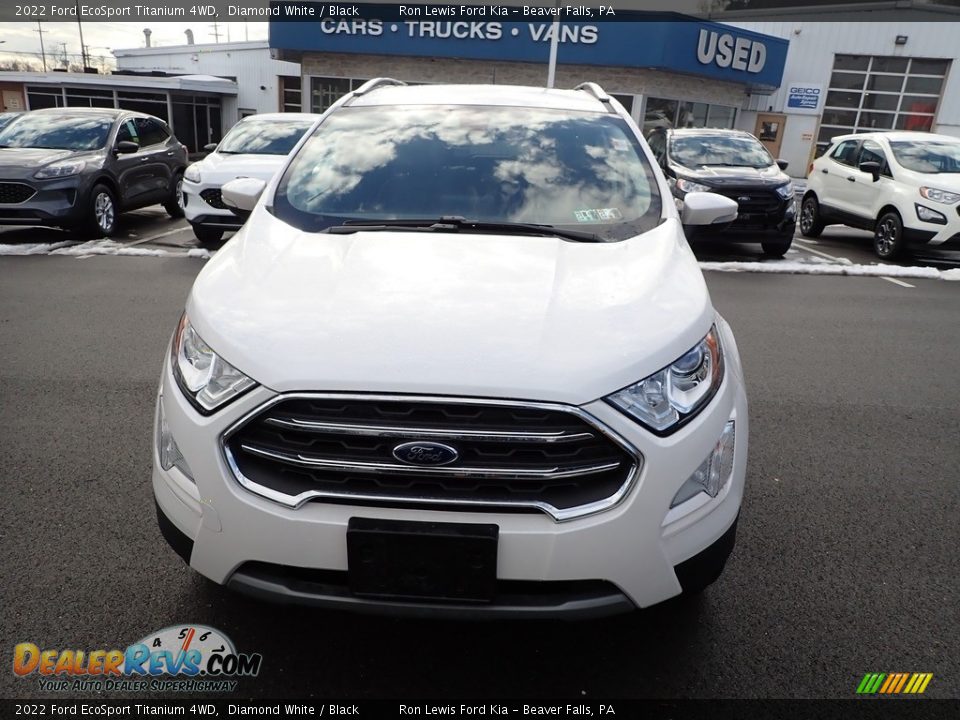 2022 Ford EcoSport Titanium 4WD Diamond White / Black Photo #3