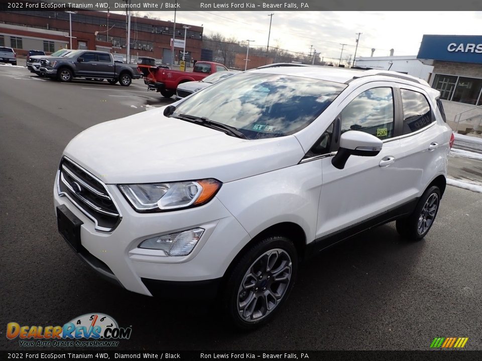 2022 Ford EcoSport Titanium 4WD Diamond White / Black Photo #4