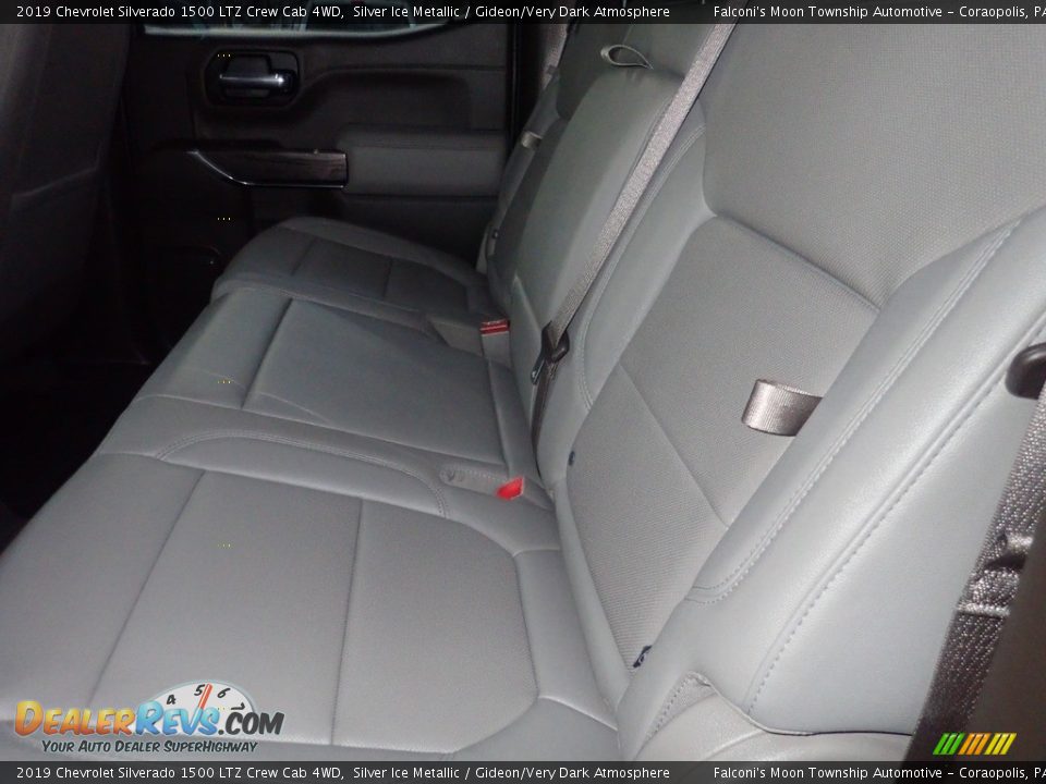 2019 Chevrolet Silverado 1500 LTZ Crew Cab 4WD Silver Ice Metallic / Gideon/Very Dark Atmosphere Photo #19