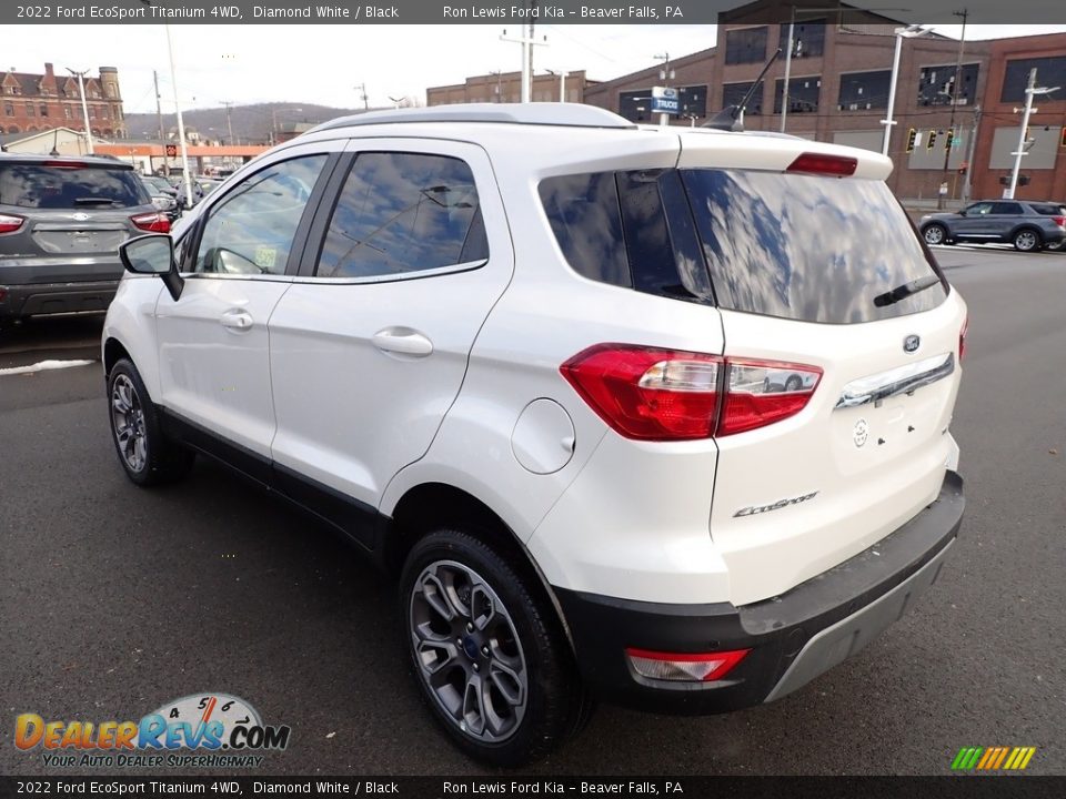 2022 Ford EcoSport Titanium 4WD Diamond White / Black Photo #6