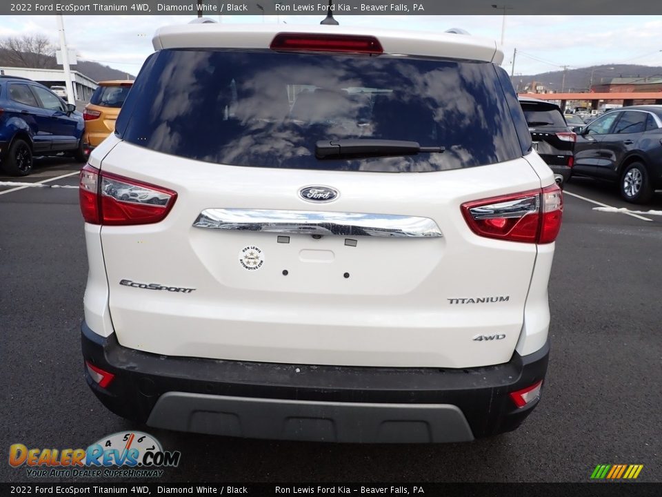 2022 Ford EcoSport Titanium 4WD Diamond White / Black Photo #7