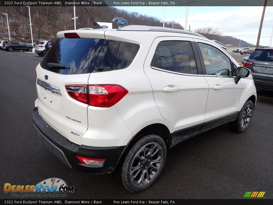 2022 Ford EcoSport Titanium 4WD Diamond White / Black Photo #8