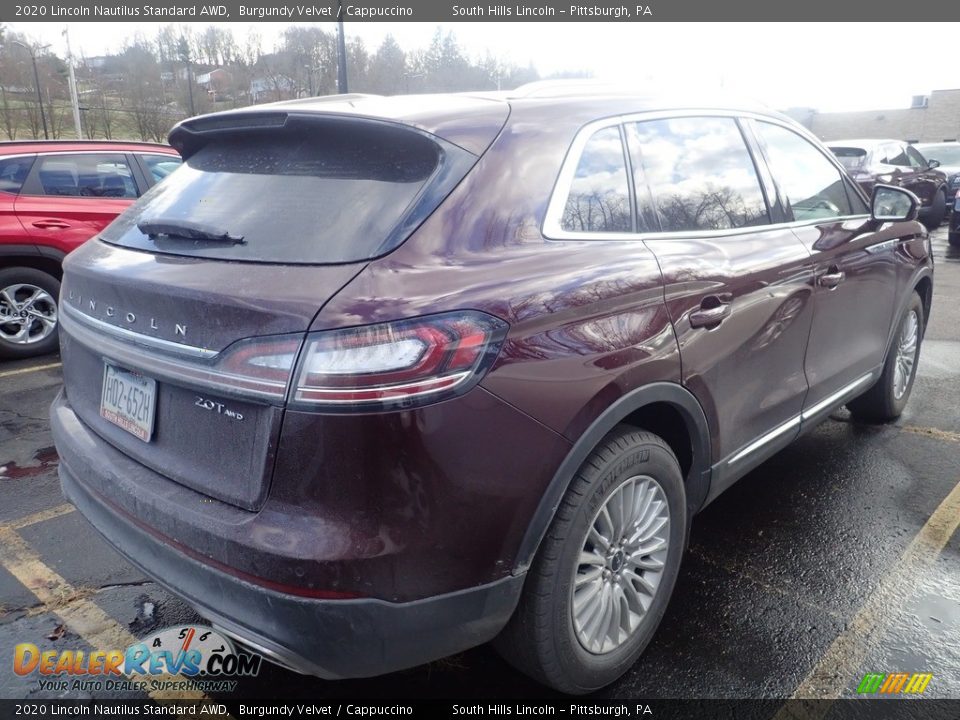 2020 Lincoln Nautilus Standard AWD Burgundy Velvet / Cappuccino Photo #3