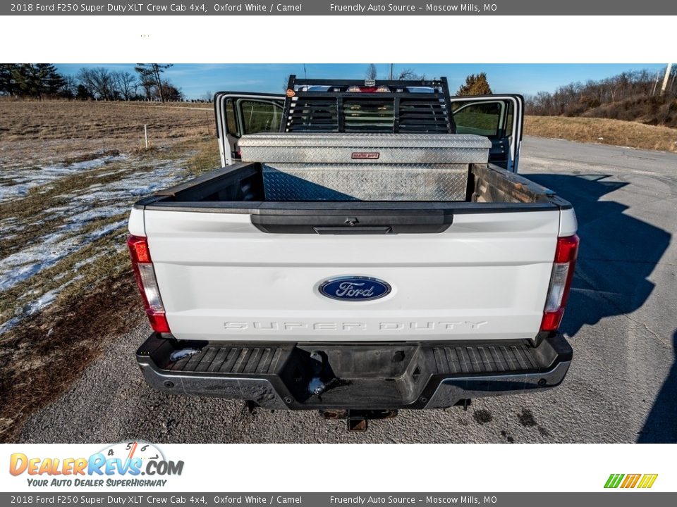 2018 Ford F250 Super Duty XLT Crew Cab 4x4 Oxford White / Camel Photo #20