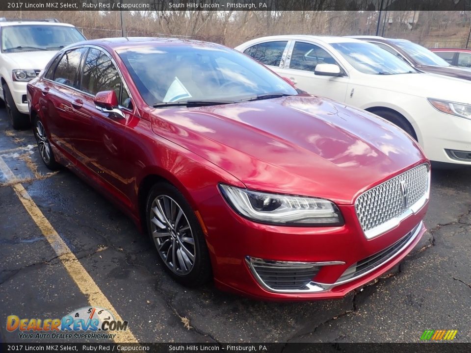 2017 Lincoln MKZ Select Ruby Red / Cappuccino Photo #4