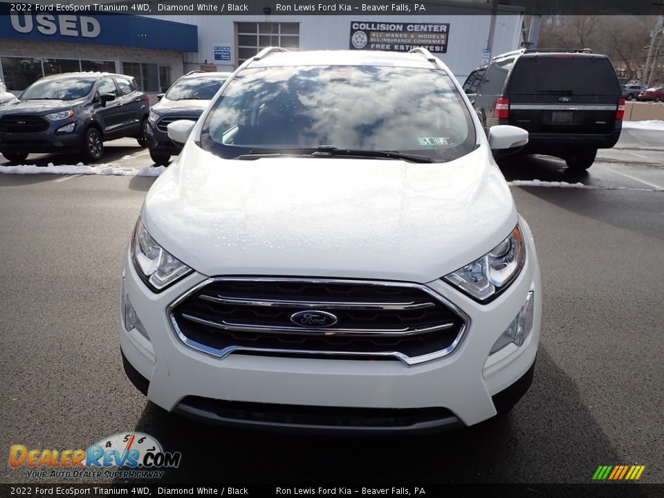 2022 Ford EcoSport Titanium 4WD Diamond White / Black Photo #3