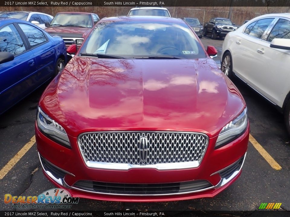2017 Lincoln MKZ Select Ruby Red / Cappuccino Photo #5