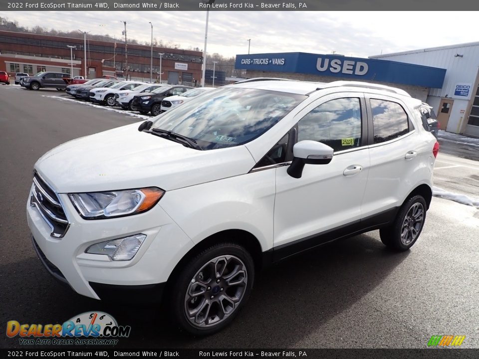 2022 Ford EcoSport Titanium 4WD Diamond White / Black Photo #4