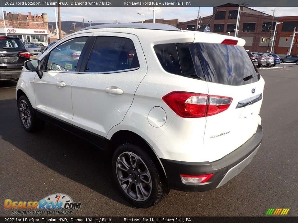 2022 Ford EcoSport Titanium 4WD Diamond White / Black Photo #6