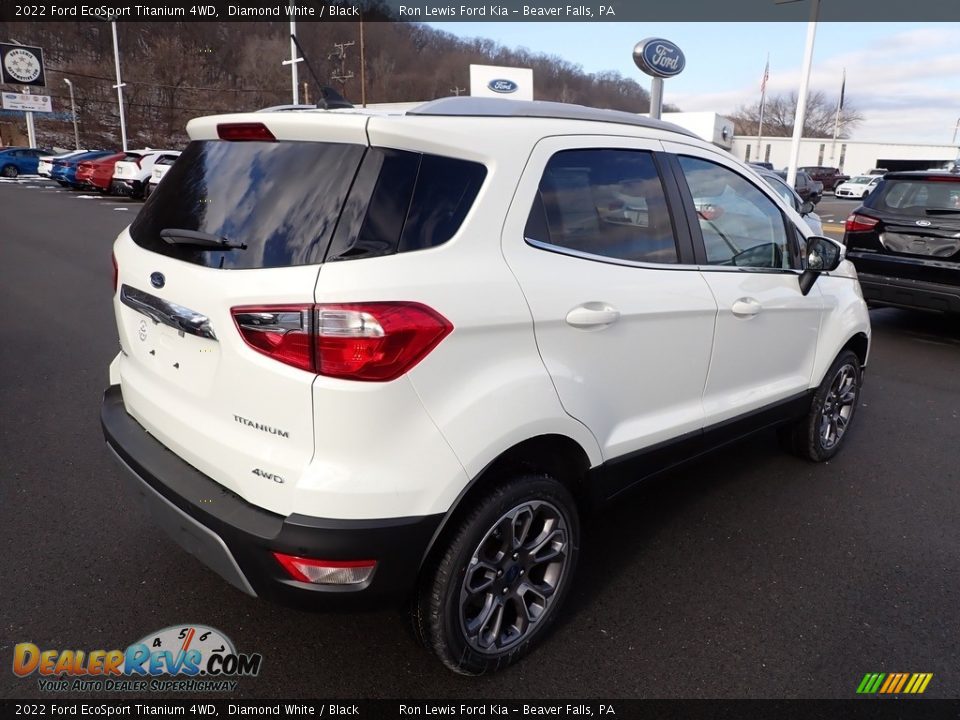 2022 Ford EcoSport Titanium 4WD Diamond White / Black Photo #8