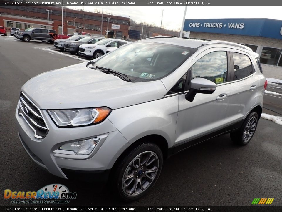 2022 Ford EcoSport Titanium 4WD Moondust Silver Metallic / Medium Stone Photo #4