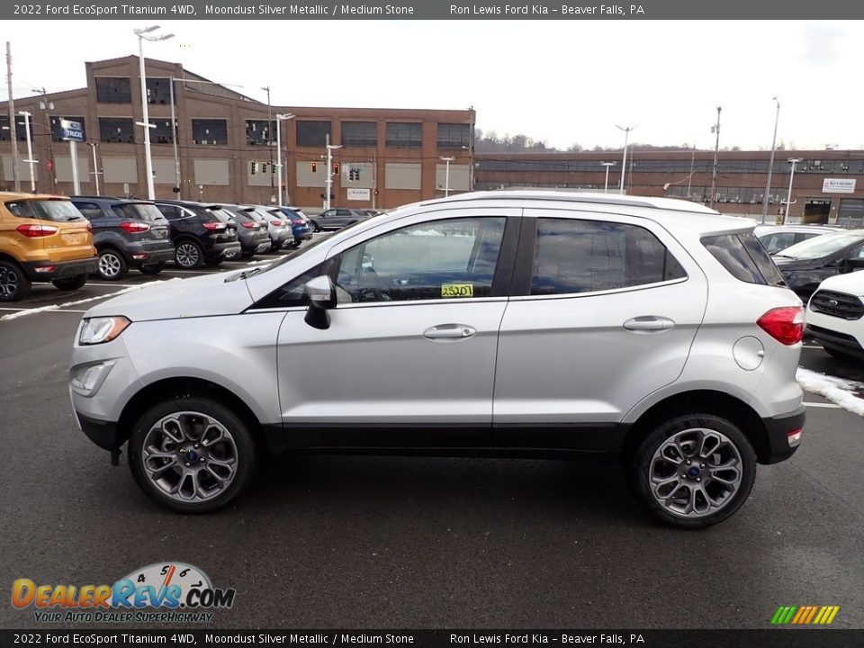 Moondust Silver Metallic 2022 Ford EcoSport Titanium 4WD Photo #5