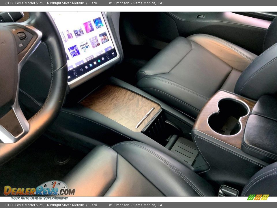 Front Seat of 2017 Tesla Model S 75 Photo #17