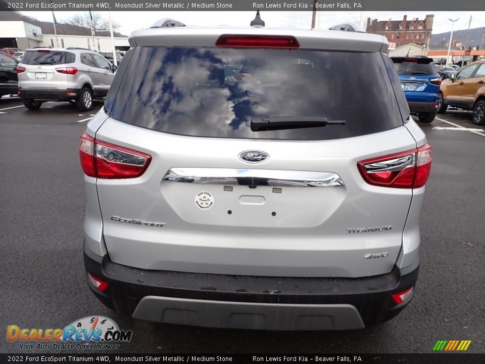 2022 Ford EcoSport Titanium 4WD Moondust Silver Metallic / Medium Stone Photo #7