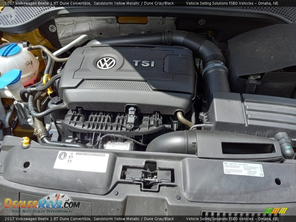 2017 Volkswagen Beetle 1.8T Dune Convertible 1.8 Liter TSI Turbocharged DOHC 16-Valve VVT 4 Cylinder Engine Photo #6