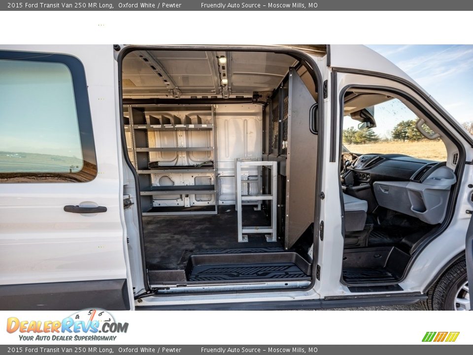 2015 Ford Transit Van 250 MR Long Oxford White / Pewter Photo #22