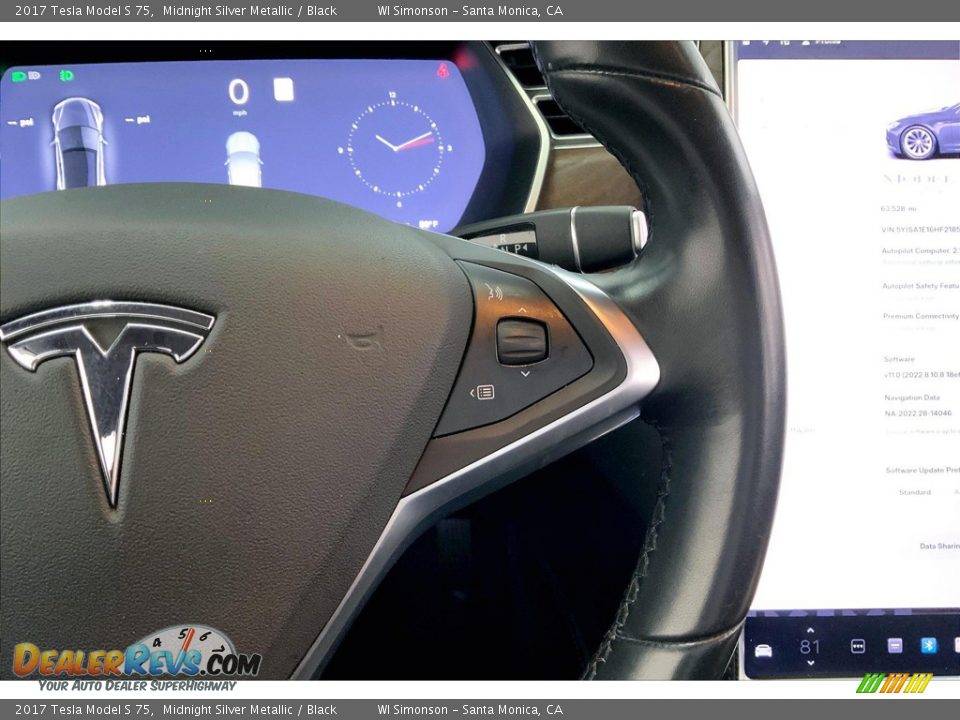 2017 Tesla Model S 75 Steering Wheel Photo #22