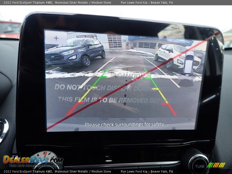 2022 Ford EcoSport Titanium 4WD Moondust Silver Metallic / Medium Stone Photo #19
