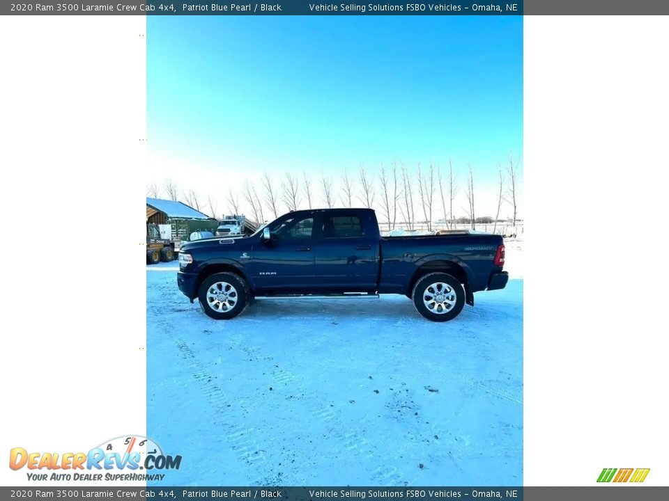 2020 Ram 3500 Laramie Crew Cab 4x4 Patriot Blue Pearl / Black Photo #1