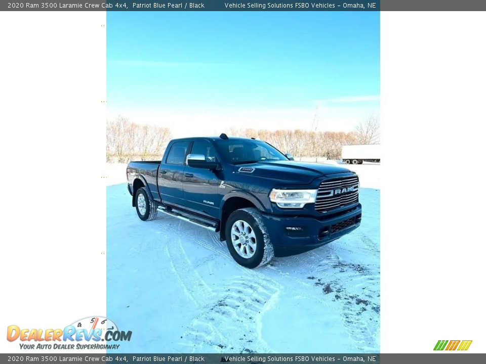 2020 Ram 3500 Laramie Crew Cab 4x4 Patriot Blue Pearl / Black Photo #2