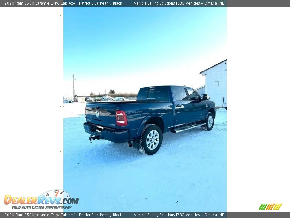 2020 Ram 3500 Laramie Crew Cab 4x4 Patriot Blue Pearl / Black Photo #8