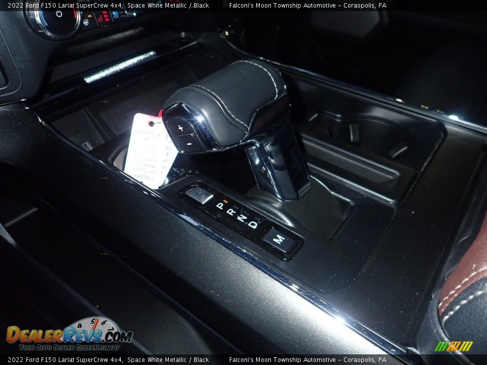 2022 Ford F150 Lariat SuperCrew 4x4 Space White Metallic / Black Photo #24