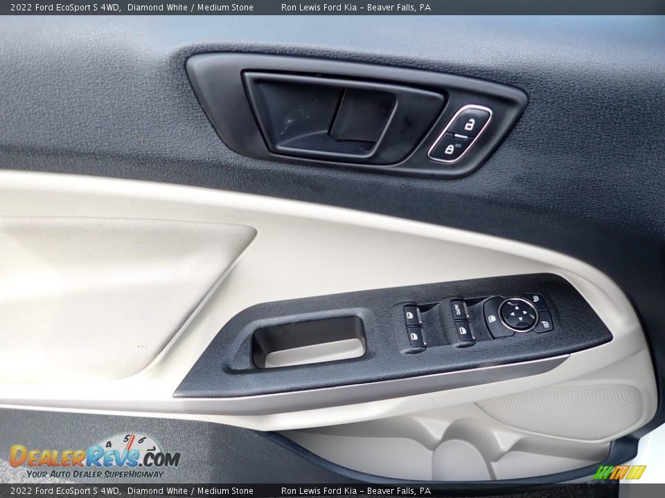 2022 Ford EcoSport S 4WD Diamond White / Medium Stone Photo #15