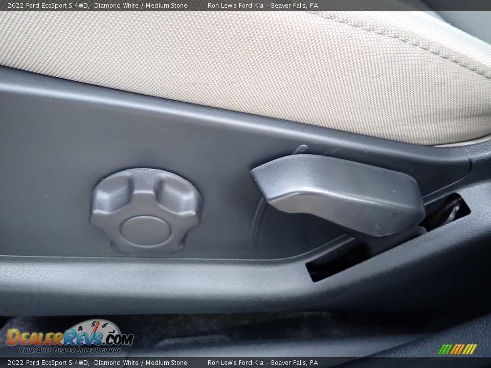 2022 Ford EcoSport S 4WD Diamond White / Medium Stone Photo #16