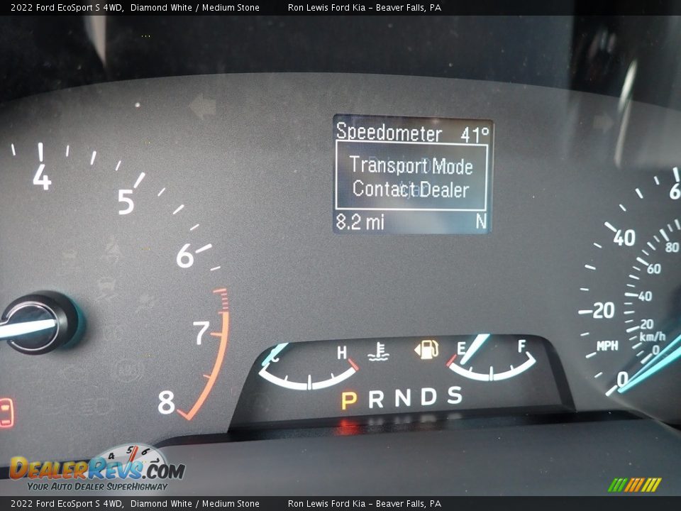 2022 Ford EcoSport S 4WD Diamond White / Medium Stone Photo #17