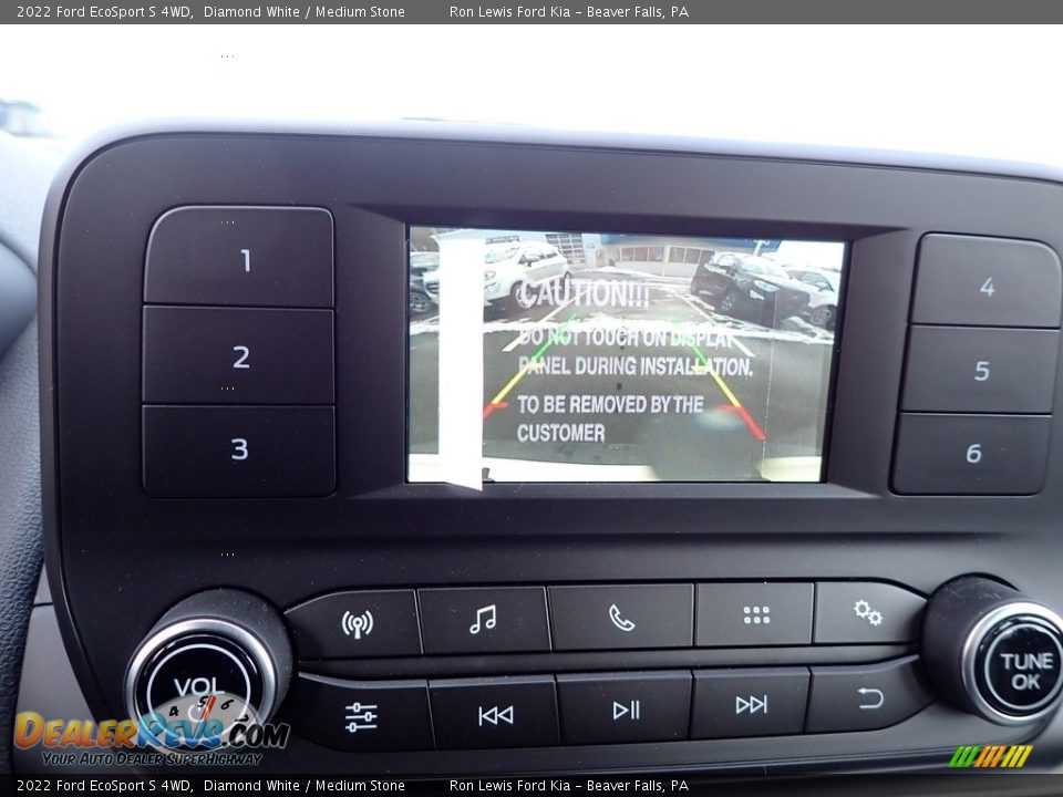 2022 Ford EcoSport S 4WD Diamond White / Medium Stone Photo #19