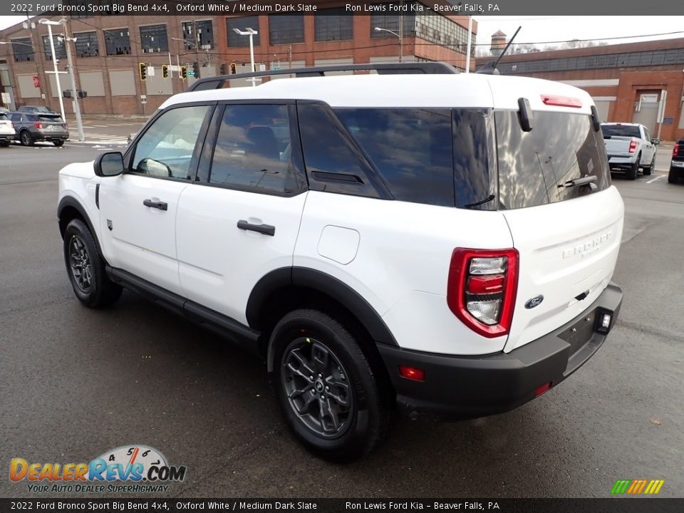 2022 Ford Bronco Sport Big Bend 4x4 Oxford White / Medium Dark Slate Photo #6
