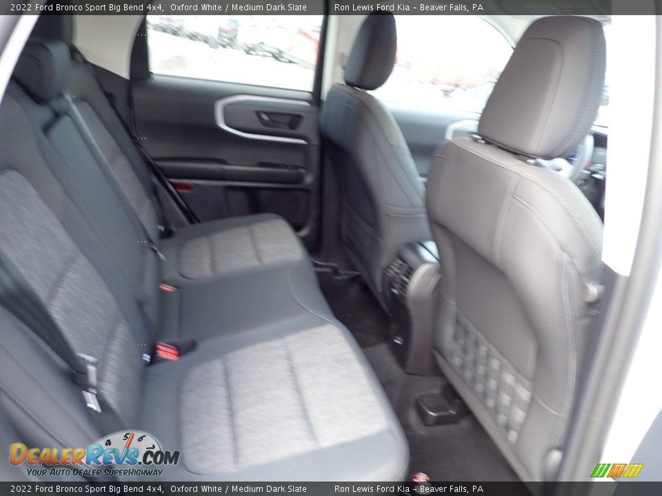 2022 Ford Bronco Sport Big Bend 4x4 Oxford White / Medium Dark Slate Photo #10