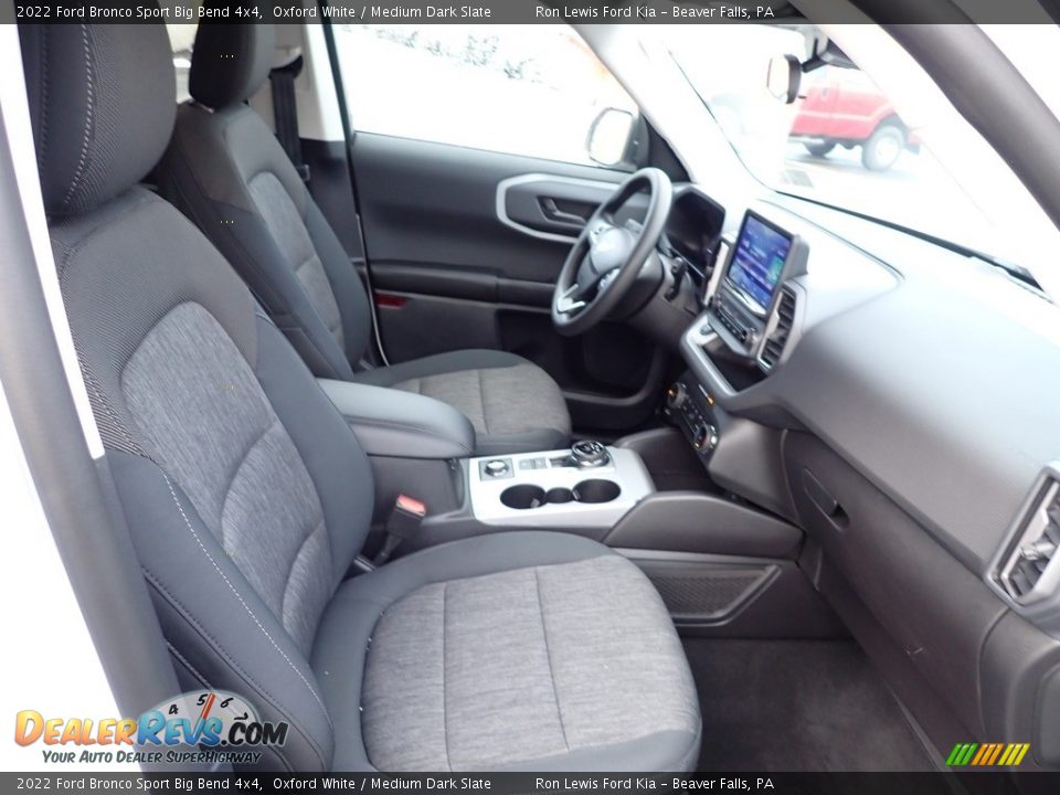 2022 Ford Bronco Sport Big Bend 4x4 Oxford White / Medium Dark Slate Photo #11