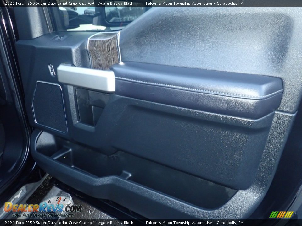 2021 Ford F250 Super Duty Lariat Crew Cab 4x4 Agate Black / Black Photo #15