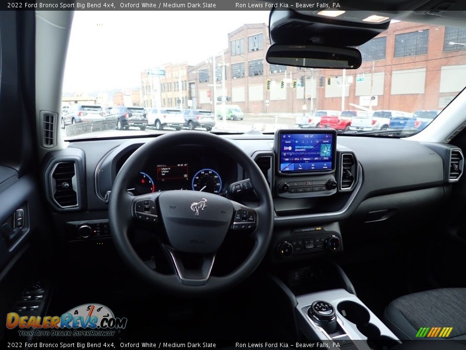 2022 Ford Bronco Sport Big Bend 4x4 Oxford White / Medium Dark Slate Photo #13