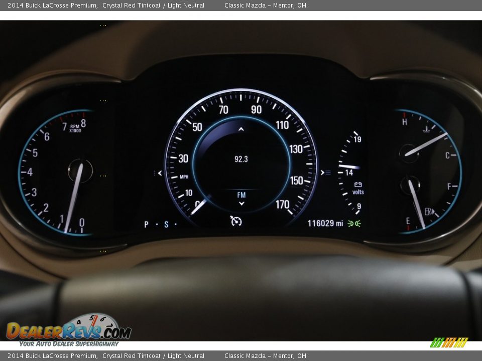 2014 Buick LaCrosse Premium Gauges Photo #7