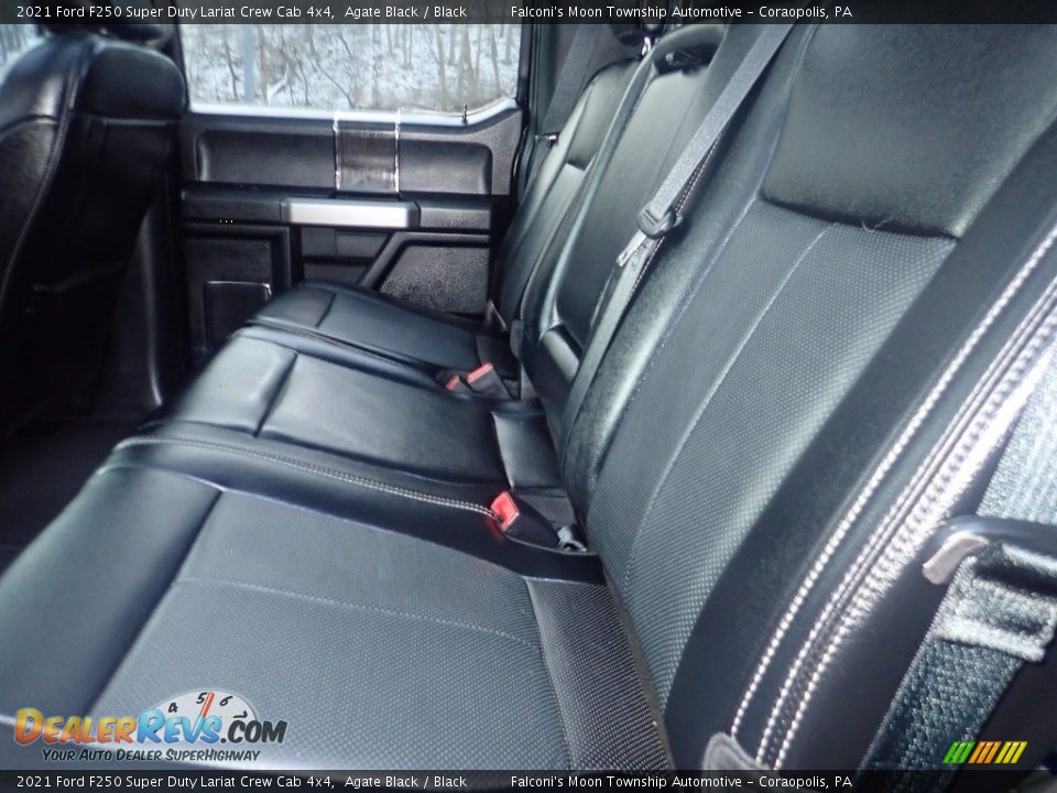 2021 Ford F250 Super Duty Lariat Crew Cab 4x4 Agate Black / Black Photo #18