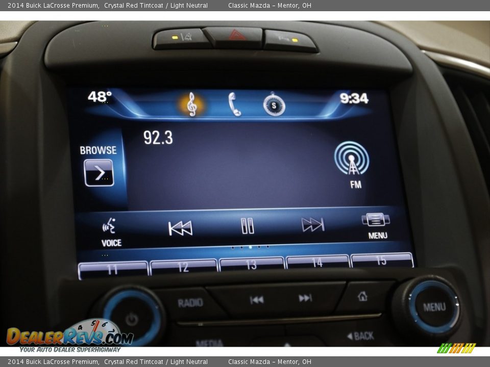 Controls of 2014 Buick LaCrosse Premium Photo #9