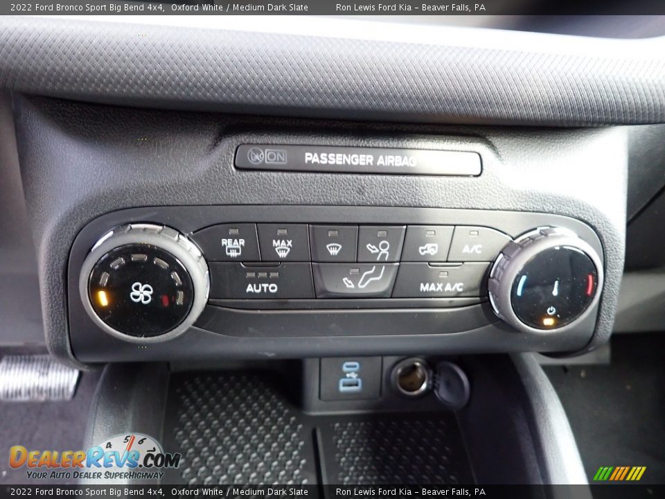 2022 Ford Bronco Sport Big Bend 4x4 Oxford White / Medium Dark Slate Photo #19