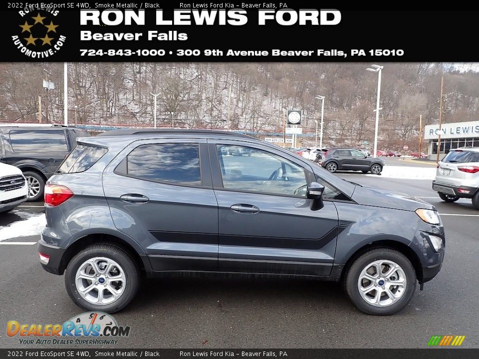 2022 Ford EcoSport SE 4WD Smoke Metallic / Black Photo #1