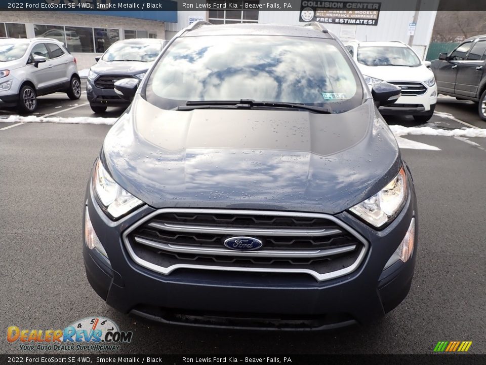 2022 Ford EcoSport SE 4WD Smoke Metallic / Black Photo #3